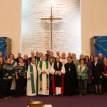 (Winnipeg, MB) Church leaders and representatives share in a city-wide ecumenical worship service at the Lutheran Church of the Cross.  