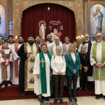 (Gloucester, ON) Church leaders and representatives participate in an ecumenical worship service at St. George and St. Anthony Coptic Orthodox Church.  