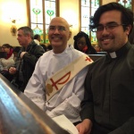 The Rev. Deacon Brian Cordeiro (preacher) and the Rev. Nick Pang