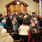 The Sherbrooke region's WPCU celebrations took place at Lennoxville United Church in 2018.